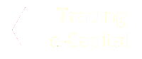 Logo tranding ecapital blanco transparente horizontal